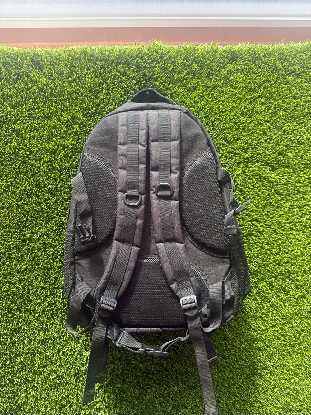 Black Men's Backpack - Durable Everyday Bag